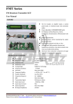 FM transmitter Kit FME-30A/80A/150A/300A Kit User Manual