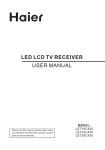 led lcd tv receiver - Haier.com Worldwide
