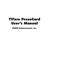 Presocard Manual 3/6/97