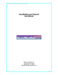 AccuWeather.com Premium User Manual