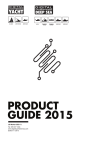 PRODUCT GUIDE 2015