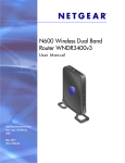 N600 Wireless Dual Band Gigabit Router Premiem Edition