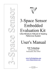 3-Space Sensor User`s Manual Embedded