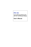 PPC-103 User`s Manual