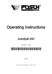 Operating Instructions