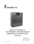 MicroTUV Online UV %Transmission Sensor/Sampler (large)