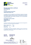 EC type-examination certificate UK/0126/0182