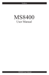 MS8400 User Manual - Syndyne Corporation