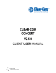 CLEAR-COM CONCERT V2.5.0