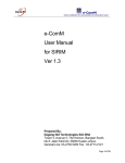 e-ComM User Manual for SIRIM Ver 1.3