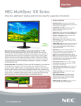 NEC MultiSync® EX Series