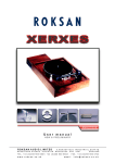 Xerxes Record Player User Manual