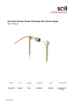 MAN-221 Concrete Surface Mount Vibrating Wire Strain