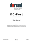 Dc-Post User Manual
