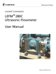 LEFM 280C Ultrasonic Flowmeter User Manual