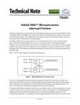 TN301 Rabbit 2000™ Microprocessor Interrupt Problem