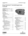 Fieldvue DVC 6200 Instruction manual