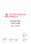 User manual - Conflict Minerals Platform