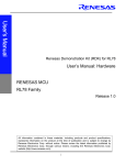 Renesas Demo Kit (RDK) for SH2A-7216