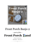 Front Porch Banjo 2 Manual