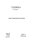 T100MD+ PLC User`s Manual - Triangle Research International