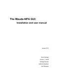 The Maude-NPA GUI:
