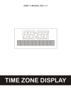 TIME ZONE DISPLAY - Electronic Displays, Inc.