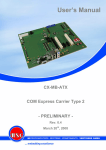 User`s Manual - MSC Technologies