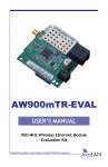 AW900mTR-EVAL - AvaLAN Wireless