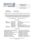 Modeling Tools Version 2.0 User`s Manual