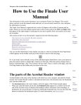 How to Use the User Manual