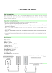 User Manual For MB3645