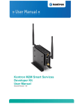 Kontron M2M Smart Services Developer Kit User Manual