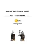 Sunstone Weld Head User Manual WH2