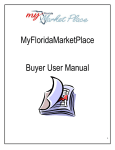 MyFloridaMarketPlace Buyer User Manual