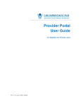 CIP Provider Portal Handouts