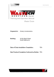 Training and Operation Manual Waste Chute