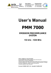User`s Manual PMM 7000