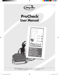 ProCheck Instruction Manual