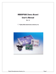 MB89P568 Demo Board User`s Manual