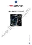 CRT19 GPS Watch User`s Manual