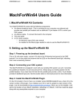 MachForWin64 Users Guide