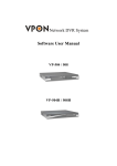 Network DVR System Software User Manual