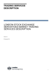 trading services description - London Stock Exchange Group
