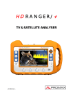 HD RANGER / HD RANGER+ user manual (field strength meter)