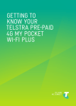 getting to know your telstra pre-paid 4g my pocket wi-fi plus