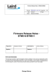 Firmware Release Notes - BTM510/BTM511