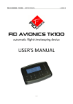 TK100 - user manual