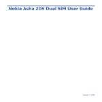 Nokia Asha 205 Dual SIM User Guide