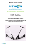 USER MANUAL - E-TWOW